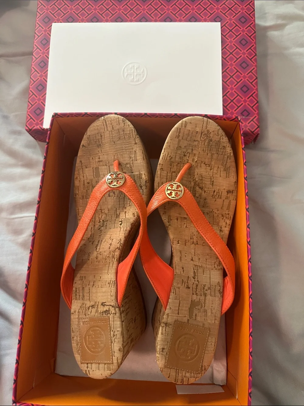Tory Burch Wedge Sandals Size 11